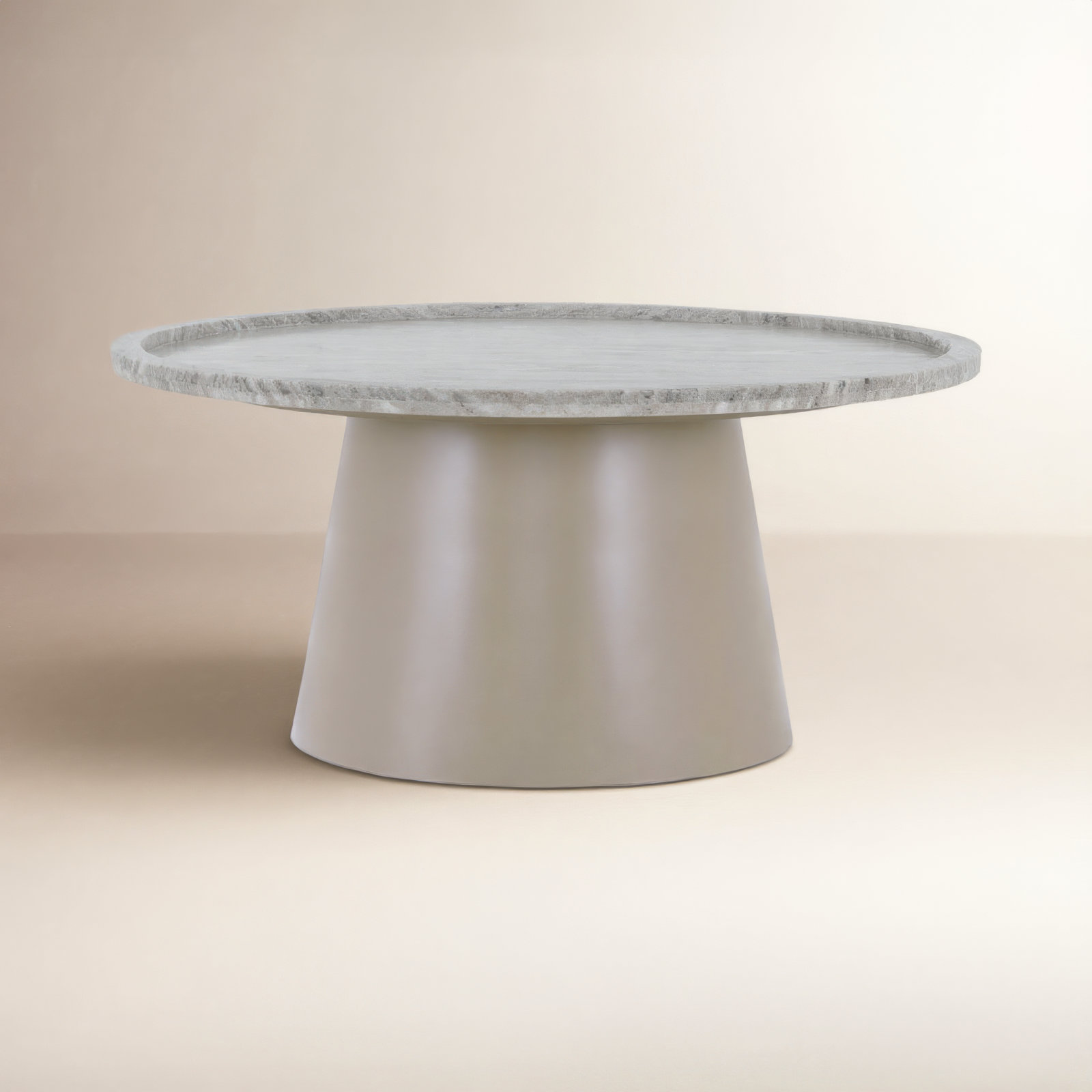Frony 34" Genuine Marble Coffee Table