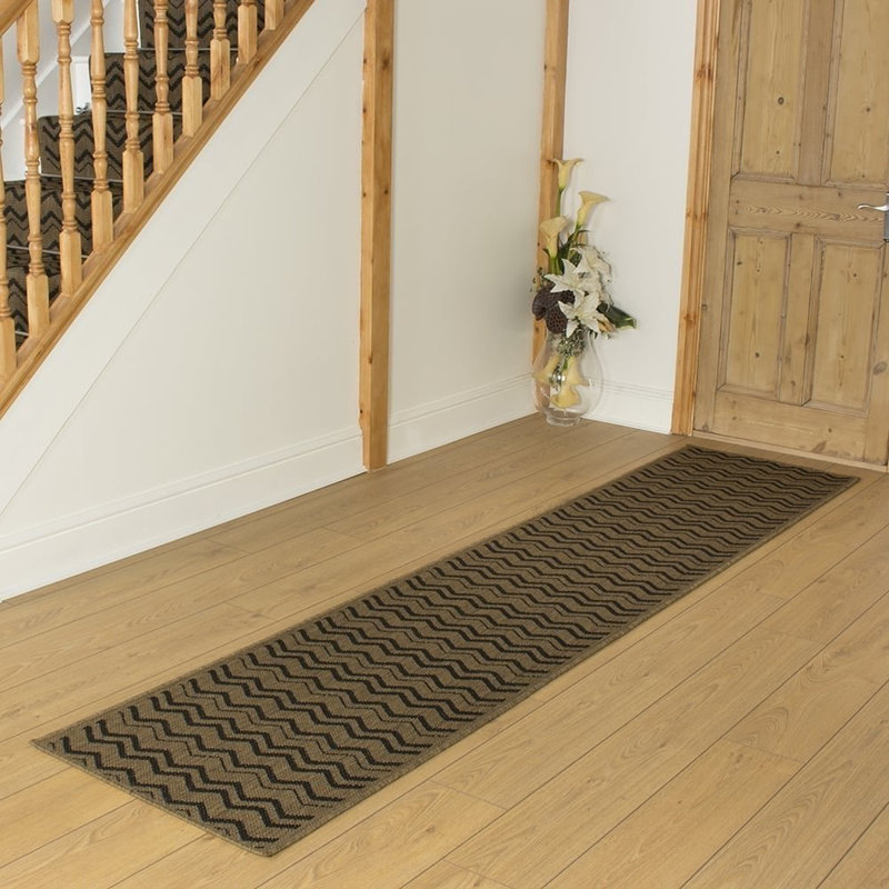 Andres Chevron Hand Woven Indoor Area Rug, Runner 66 x 150cm
