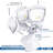 37.5-Watt LED Dusk to Dawn Outdoor Security Flood Light with Motion Sensor