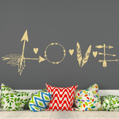 Text & Numbers Non-Wall Damaging Wall Decal