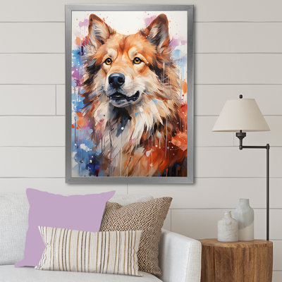 Chien, Akura Aura I, art mural sur toile