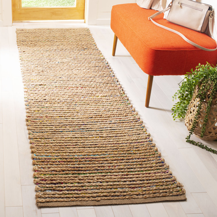 Chupp Handwoven Flatweave Beige Area Rug