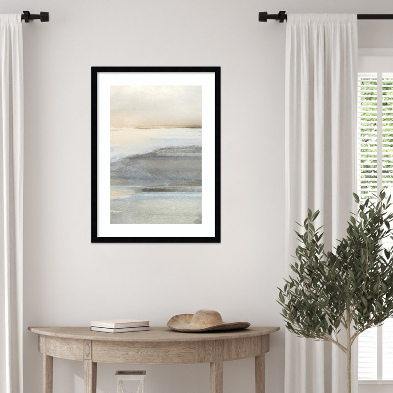 «Land No. 3» par Dan Hobday, impression sur bois encadrée