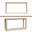 60" Rectangular Solid Wood Veneer Console Table, Wide Sofa Table, Behind Couch Table-1040672248