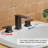 2-handle Bathroom Faucet with Drain Assembly