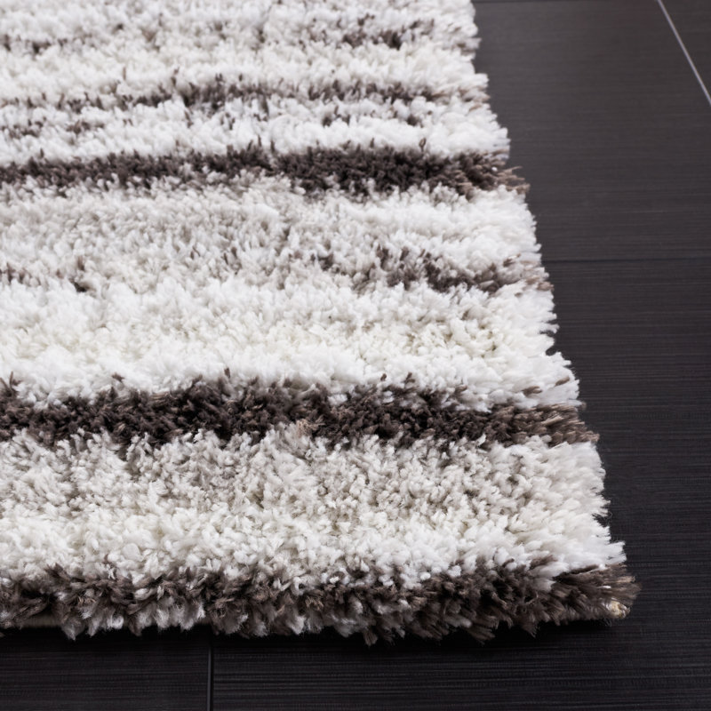 Tapis rayé Omaury Performance, Rectangle 5 pi 5 po x 7 pi 7 po