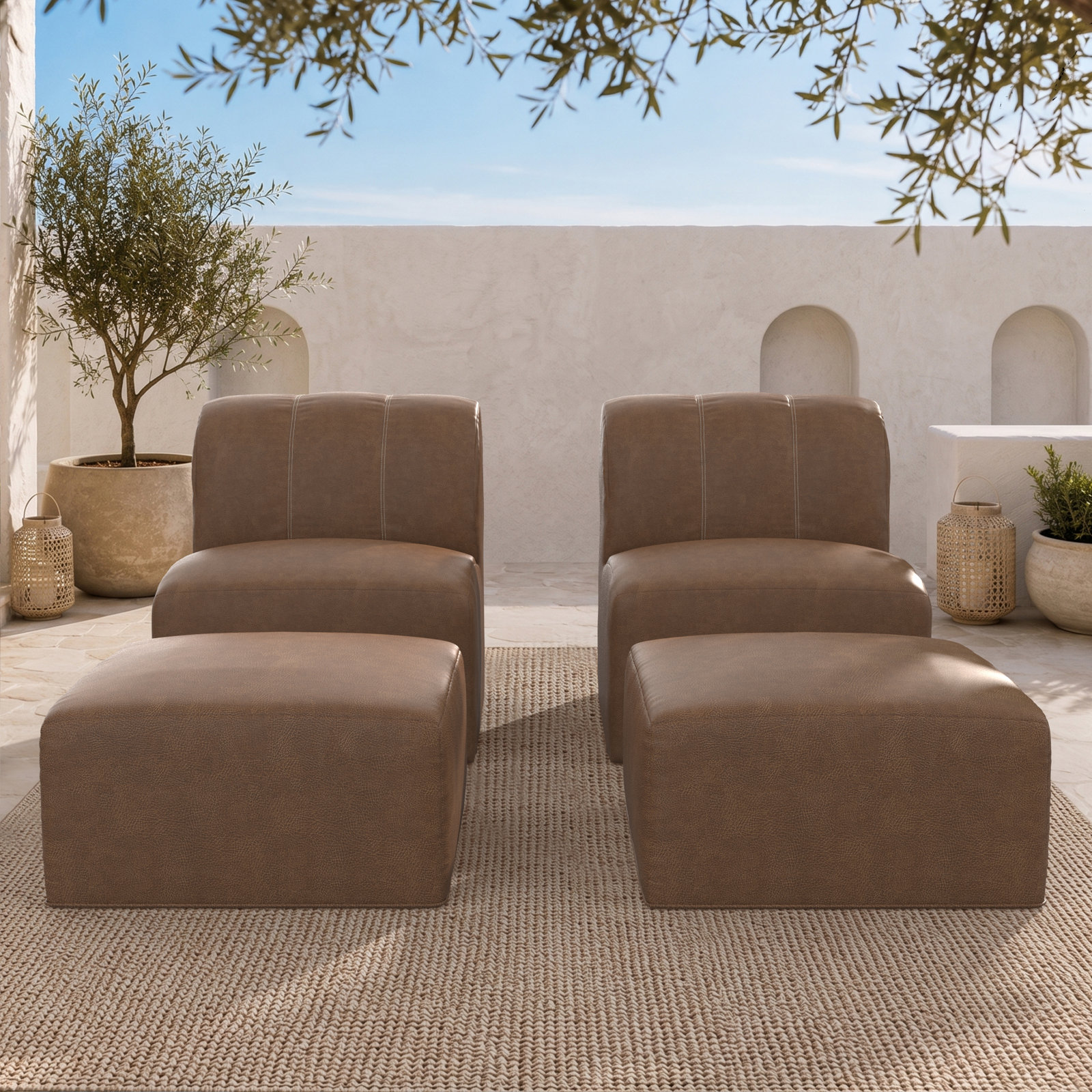 Praia 56" Patio Sectional