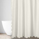 Antalya Solid Color Shower Curtain