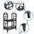 Double-Layer Metal Firewood Rack with Tools-1244296867