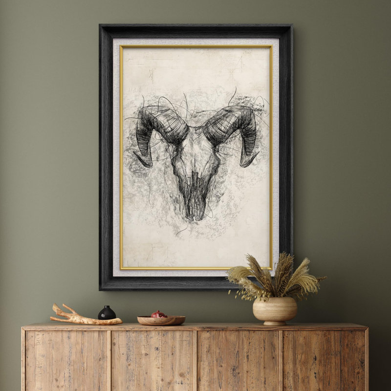 Ram, crâne, squelette, portrait, animaux, désert, Noir