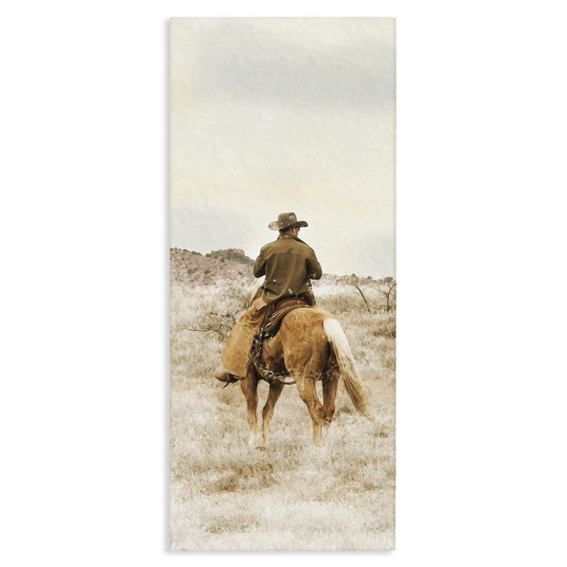 «Wild Wrangling Cowboy», conception de Marcus Prime, H 48 po x l 20 po