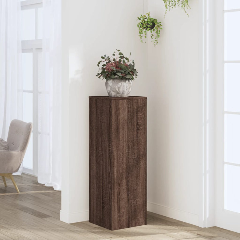 Plant Stand, Brown Oak