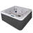 USA Spas Victory 220 Volt 6-Person 43-Jet Acrylic Square Standard Hot Tub with Ozonator