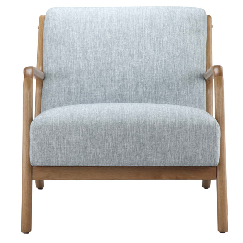 Chaise longue Mid Century, Bleu clair