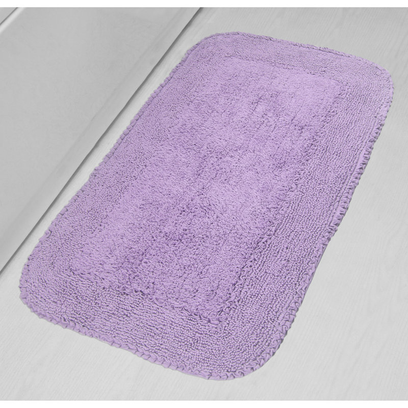 Maytham Bath Rug, Rectangle - 24" W x 40" L, Purple
