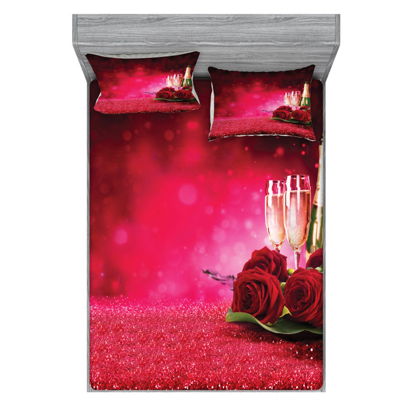 Microfiber Sheet Set, Full Sheet Set with Fitted Sheet