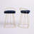 Sienna Upholstered Counter Stool with Metal Frame-117744144