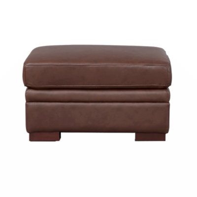 Dillon Leather Ottoman