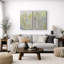 «Pastel Abstract Garden Art», photos de salon, impression sur toile encadrée-836920587-836920597