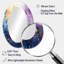 Celestial Serenade II - Miroir mural moderne ovale-1207026717