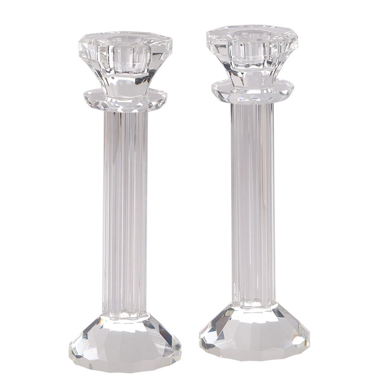 Chandelles de cristal et de verre