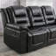 Fauteuil inclinable manuel 3 places avec 2 porte-gobelets intégrés pour le salon et la chambre à coucher-798418042