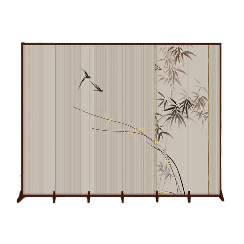 Wooden Rectangular Foldable Room Divider