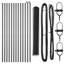 100cm H x 2500cm W Steel Fence Panels Included