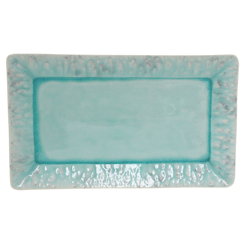 Costa Nova Madeira Tray, 0.75" H x 11" L x 4.25" W, Blue
