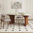 Modern Rectangular Rock Slab Dining Table Sets-109743479