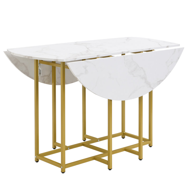 Moderne 5 repas avec plateau de table avec eau, 4 chaises ergonomiques, revêtement respirant, cadre en fer doré, option de couleur noire, convient pour une utilisation quotidienne