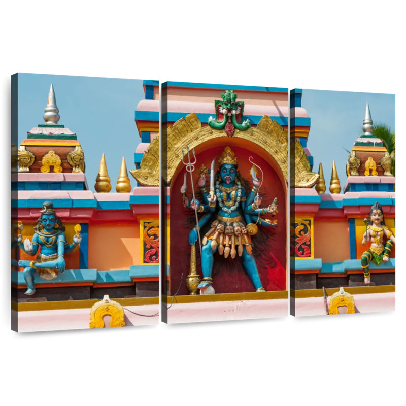 Adella Varkala Kali Statue, 28" H x 45" W