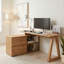 Bureau d'écriture en L avec armoire de rangement 55,12 "Club -377959247