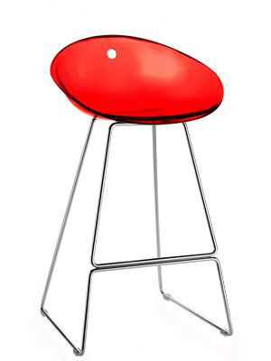 Manzer Upholstered Counter Stool with Metal Frame