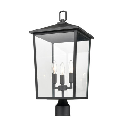 Messerly 3 Light 23" Tall Outdoor Single Head Post Light