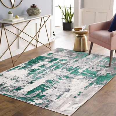 Arquilla Abstract Flatweave Flokati