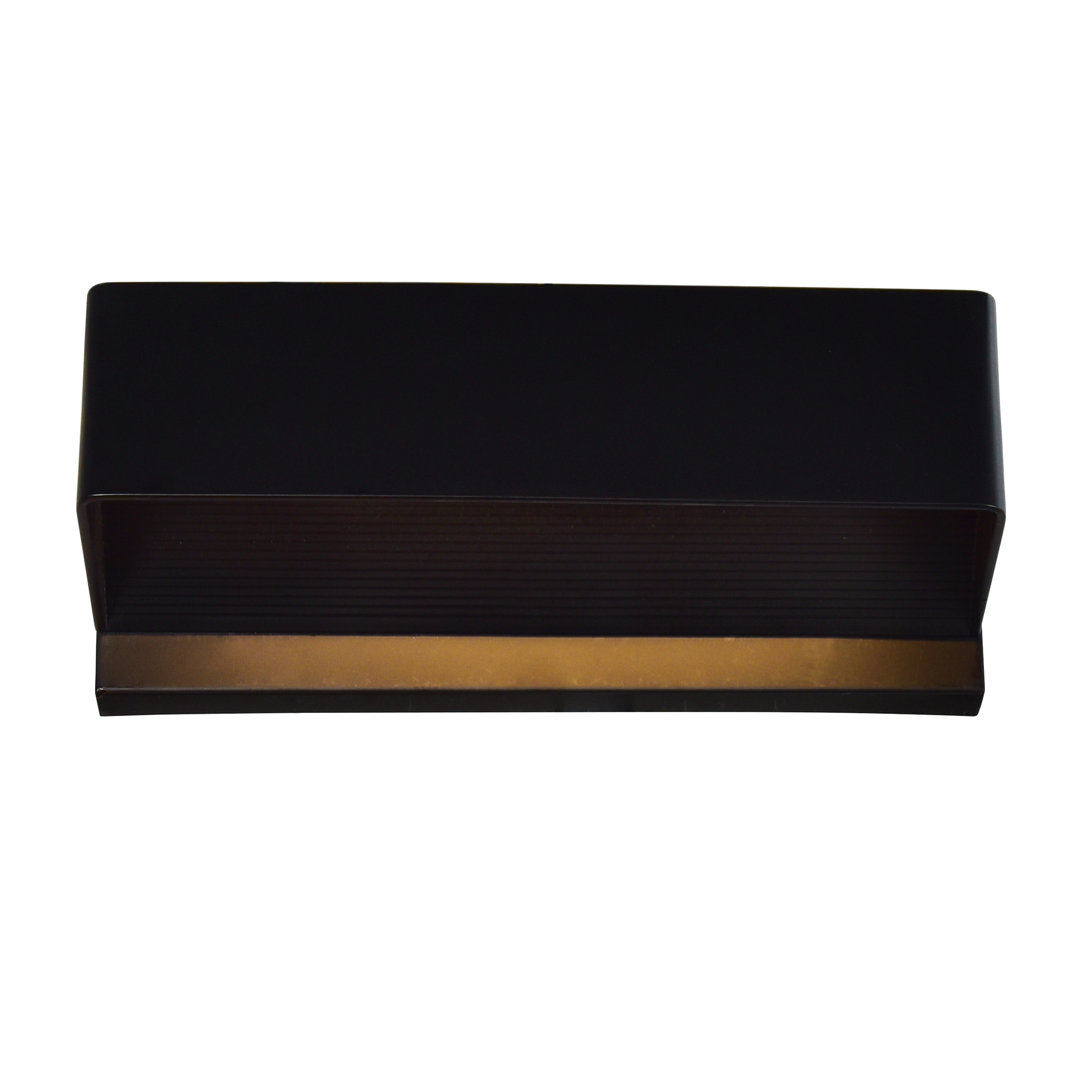 12in Modern Wall Sconce, Integrated LED Wall Light Fixture – Bathroom, Bedroom, or Hallway Lighting Ivy Bronx 