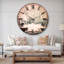 Horloge murale paysage surdimensionnée Winter Wonderland-1799589643