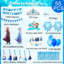 Frozenn Party Decorations,63pcs Elsa Birthday Decoration