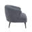 Luxury Living Room Furniture 1pc Accent Chair Upholstery, High-Density Foam Seat Cushions-1949341573