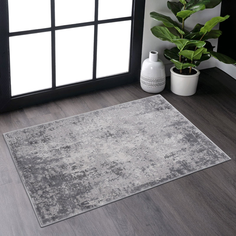 Lint-free, stylish, stain-resistant area rug, Rectangle 2' x 3'