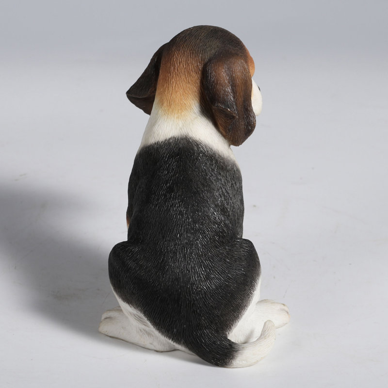 Chiot beagle en résine de 4,33 po de hauteur