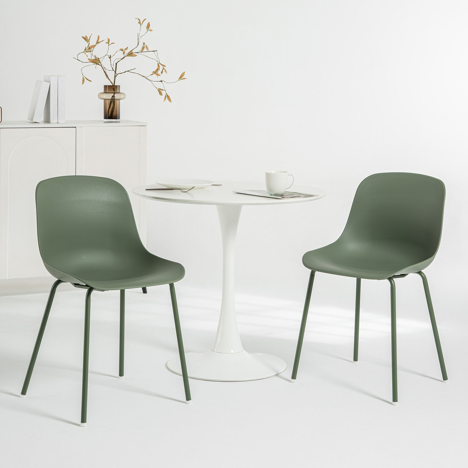 Meli Dining Chair, Green