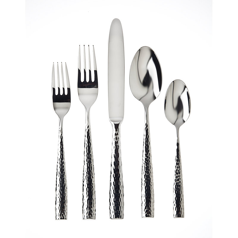 Anvil 5 - Piece Stainless Steel Flatware Set - Service for 1