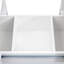 Table basse avec plateau coulissant, table centrale avec compartiment de rangement caché, table extensible pour le salon