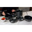 Cuisinart Chef's Classic Non Stick Hard-Anodized 10 Piece Cookware Set