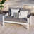 All-Weather Aluminum Patio Loveseat With Angled Backrest