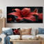 Photo moderne de lys rouges et noirs - art mural lys-2032650167-2032650164