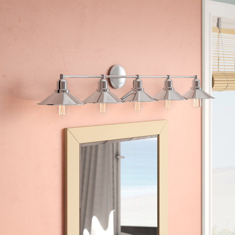 Alyias 5 - Light Dimmable Vanity Light, Brushed Nickel