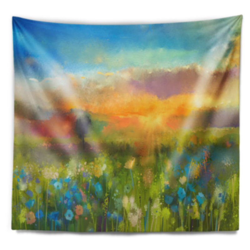 Polyester Tapestry, 68" H x 80" W